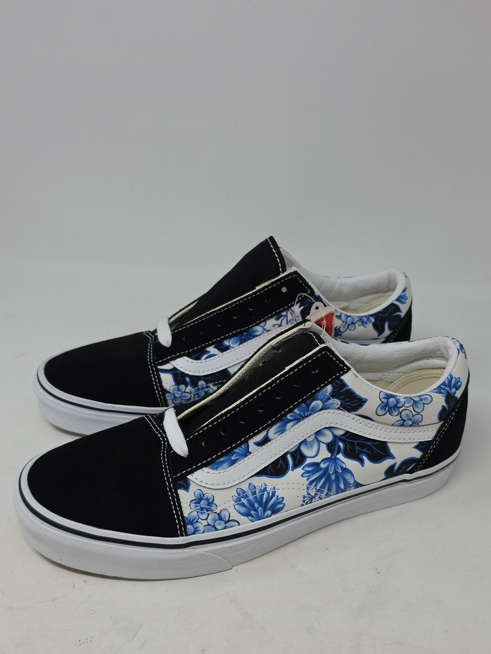 Vans-Old Skool Floral Blue Unisex Men 9 Women's 10.5